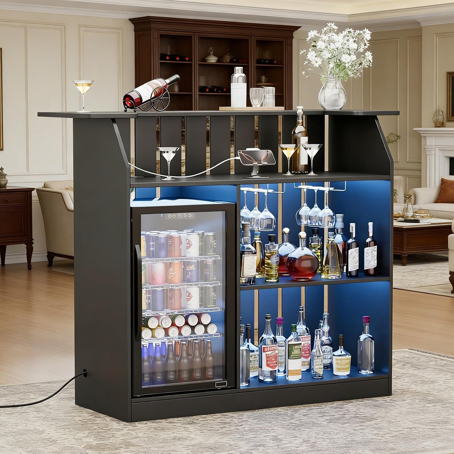 Home Bar And Fridge - Mesa de Bar en Forma de