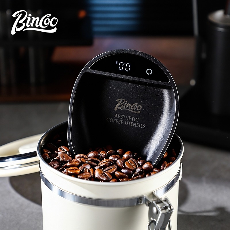 Home Barista - Báscula digital electrónica mini BINCOO para