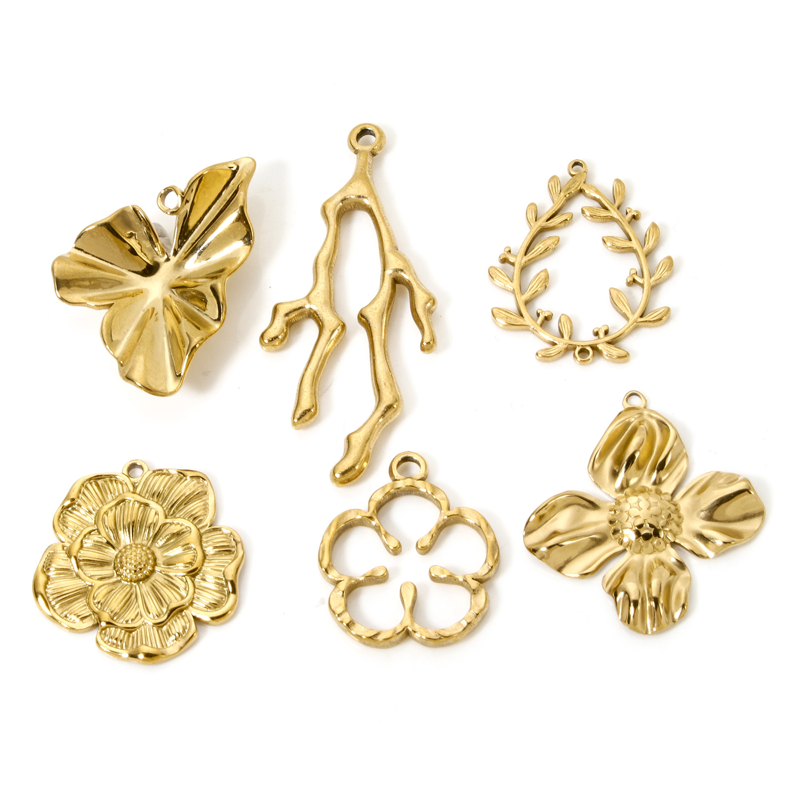 Bar Cart Gold - 2 uds 304 dijes de flora