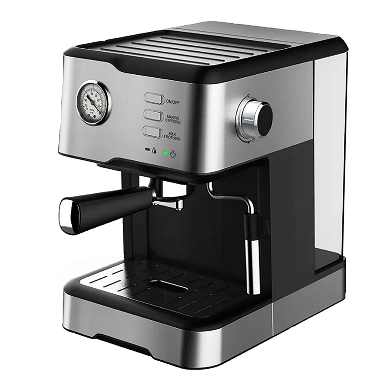 Home Bar And Coffee - Cafetera Espresso Eléctrica Portátil de Acero