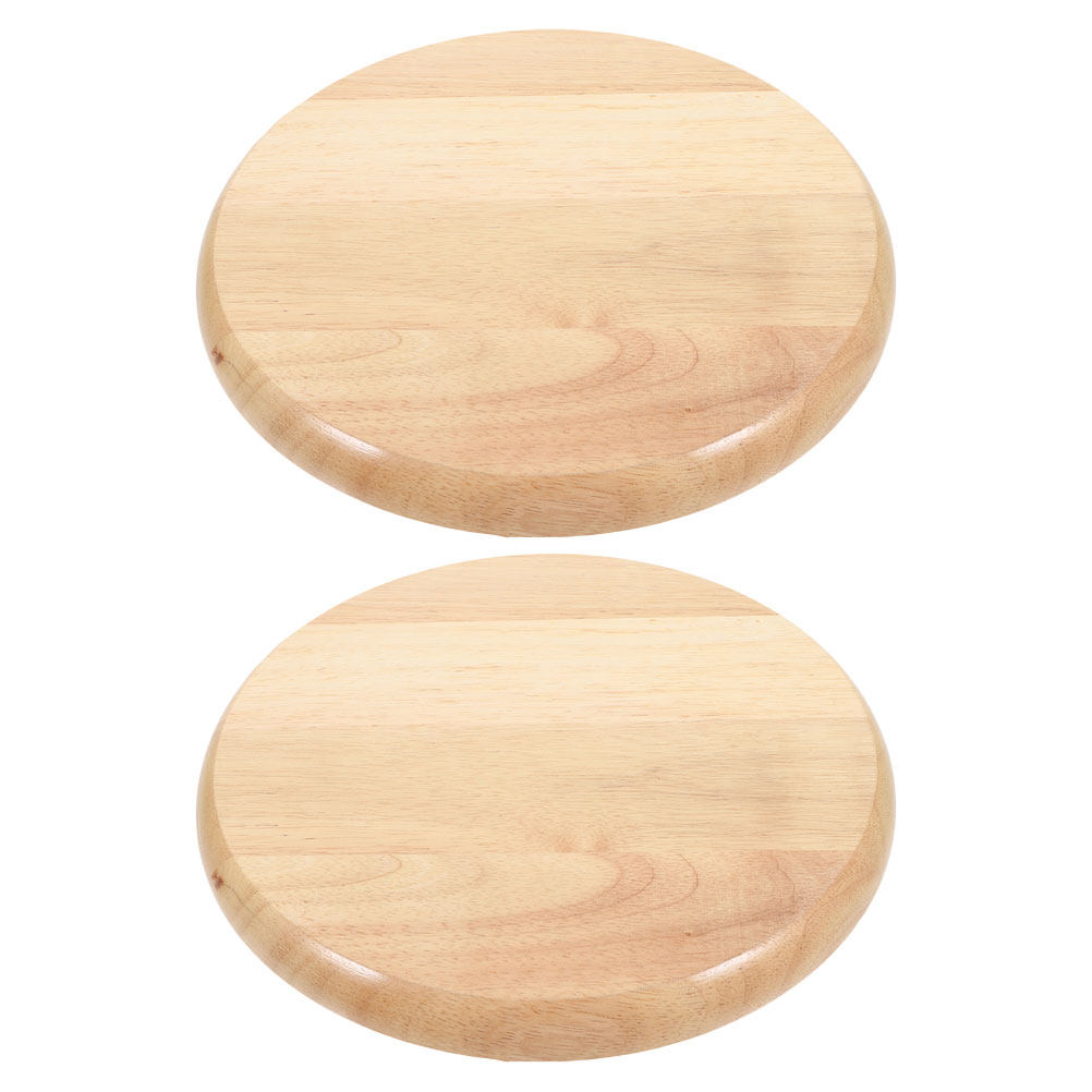 Home Bar Stools - Taburete redondo de madera maciza, repuesto
