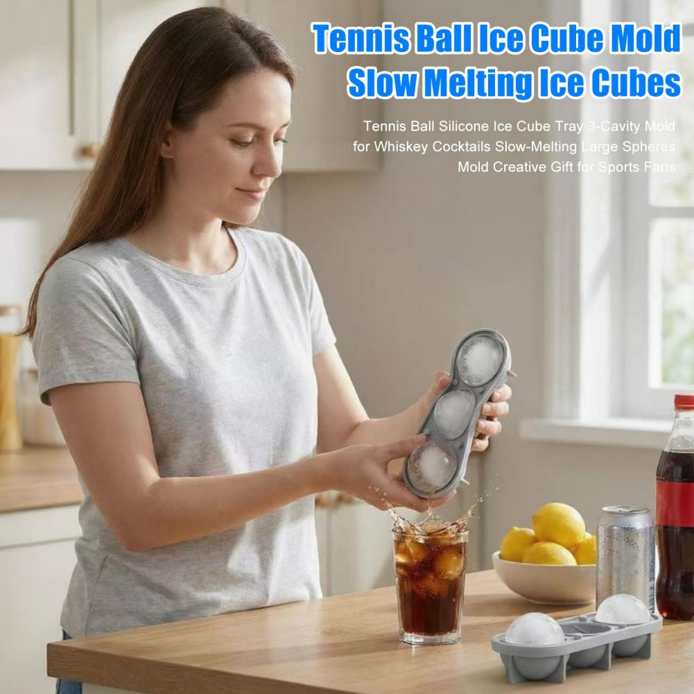 Ice Mold Sphere - Molde de silicona engrosado para hielo