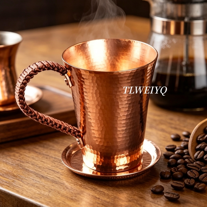 Mule Copper Mug - Taza de café vintage de cobre,
