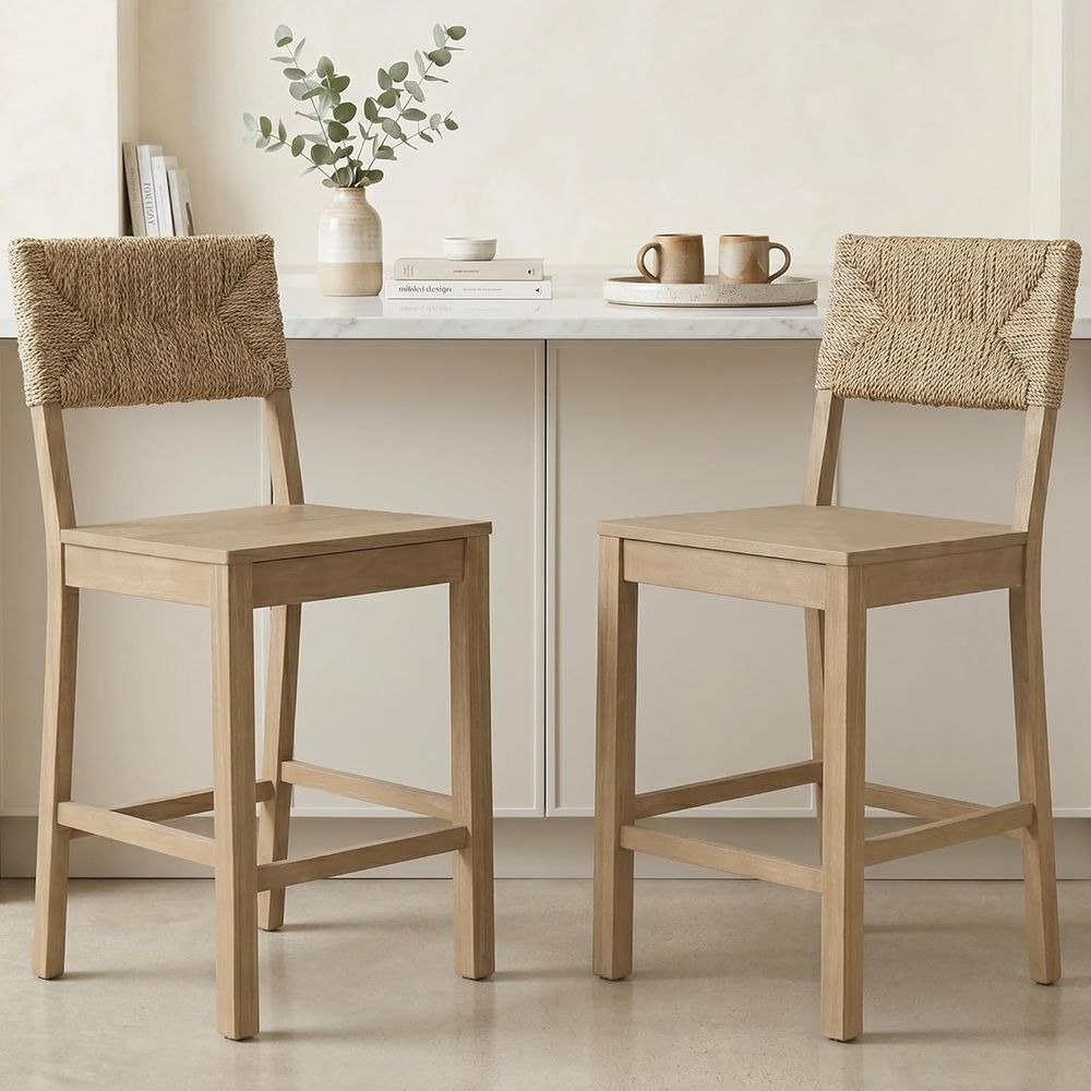 Home Bar Stools - Juego de 2 Taburetes de Bar