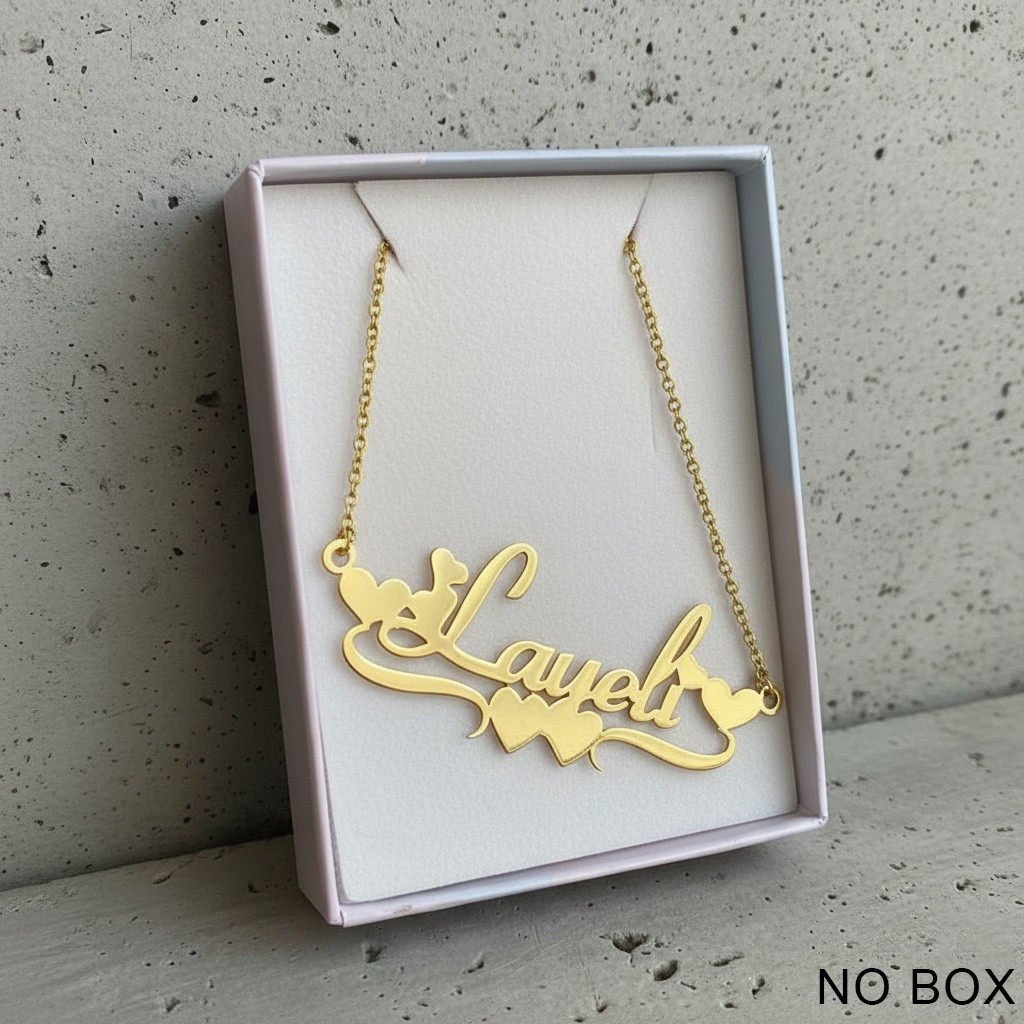 Bar Cart Gold - Collar con Nombre Personalizado Hecho a