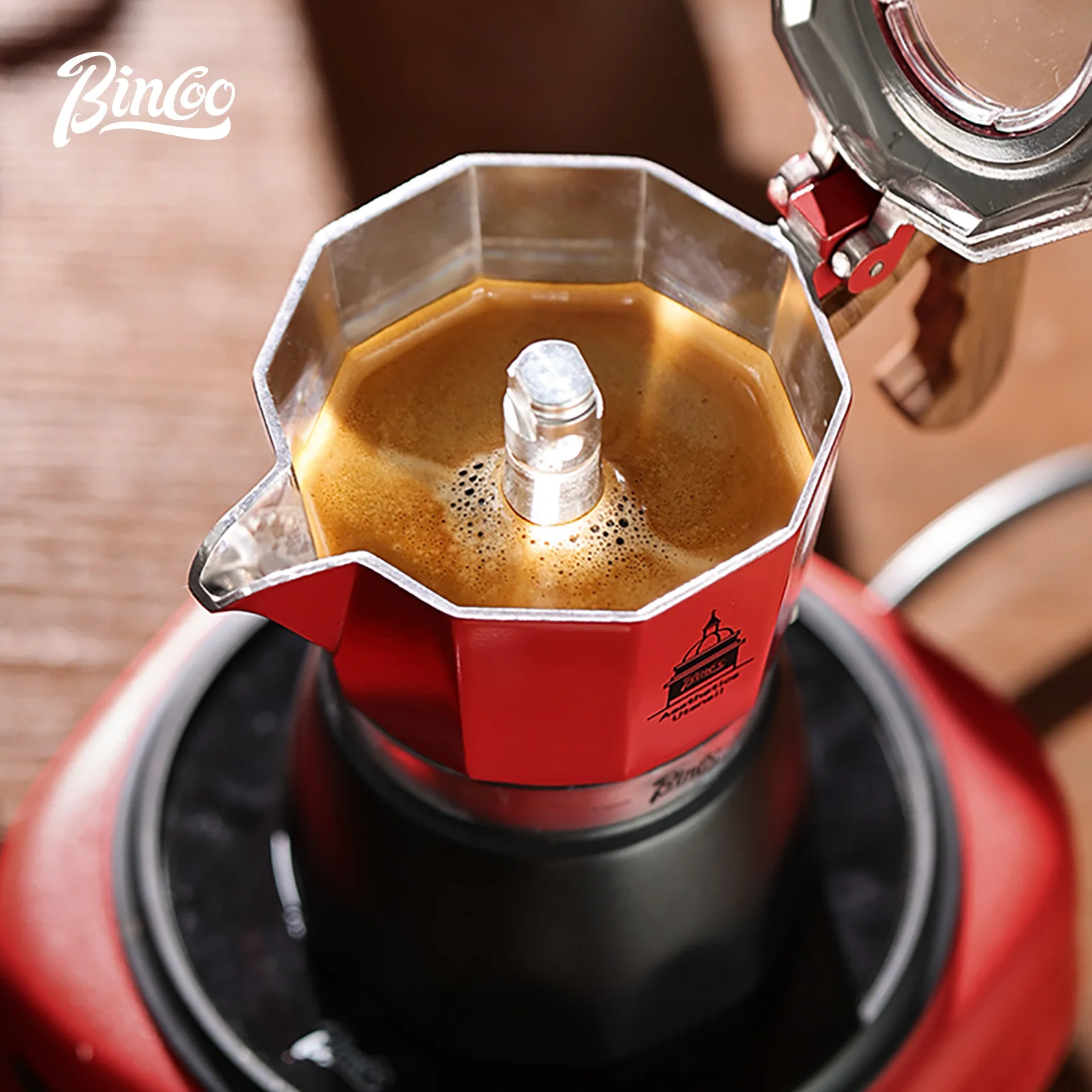 Bincoo-café Moka de doble válv - Home Barista reseña y precio