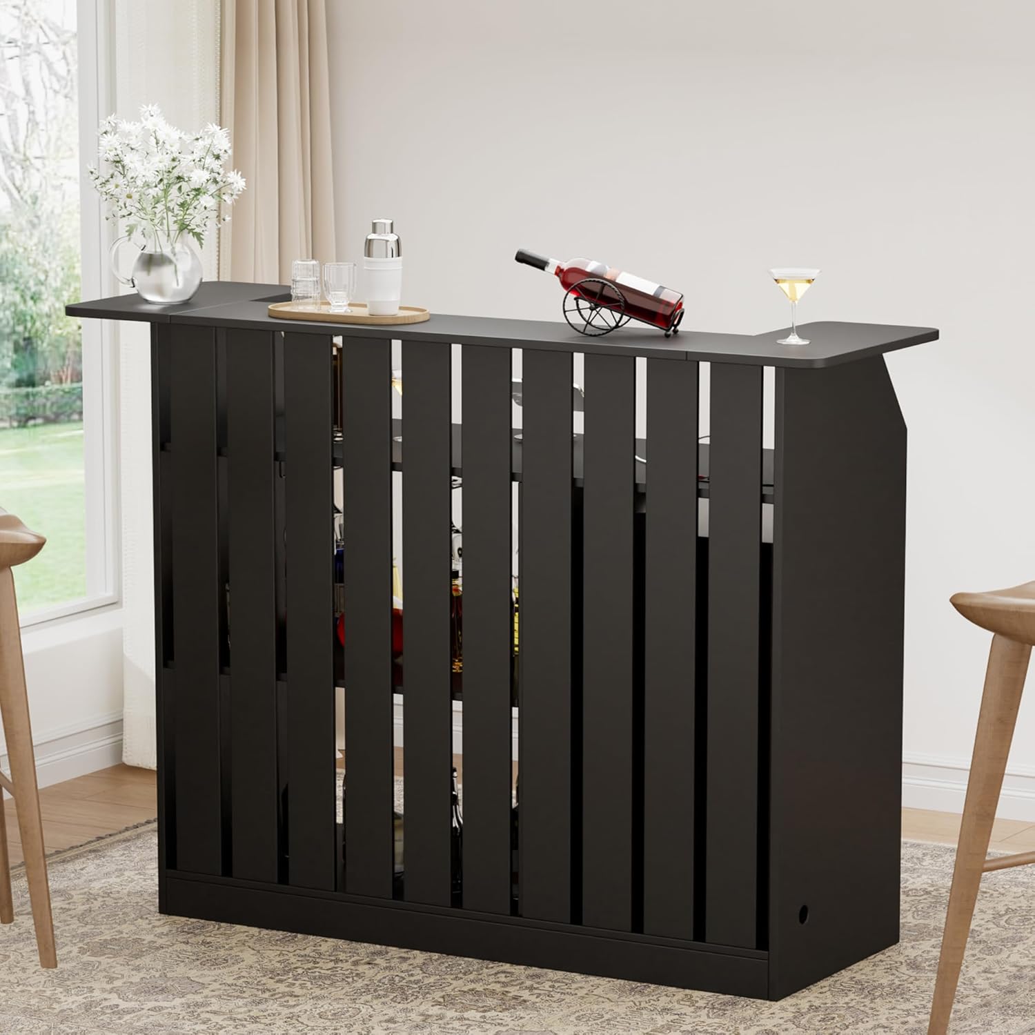 Mesa de Bar en Forma de U, Mue - Home Bar And Fridge reseña y precio