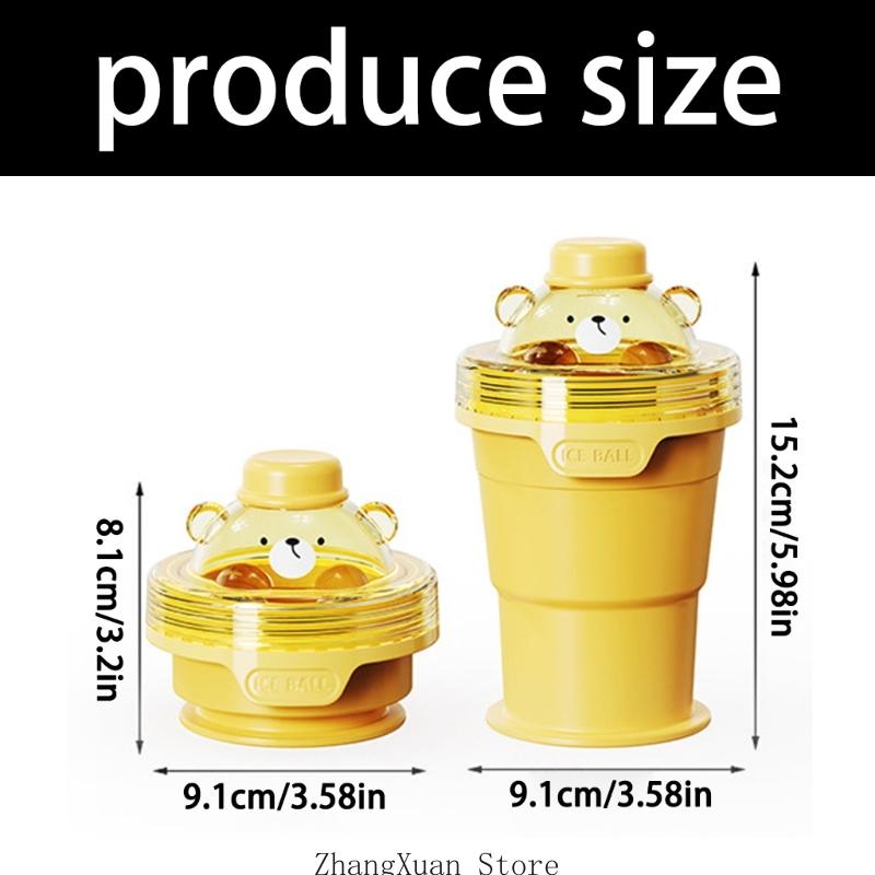 Práctico recipiente plegable p - Ice Mold Sphere reseña y precio
