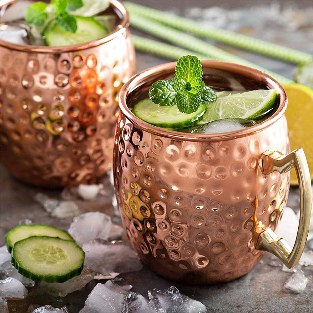 Taza de mula de Moscú, tazas d - Mule Copper Mug reseña y precio
