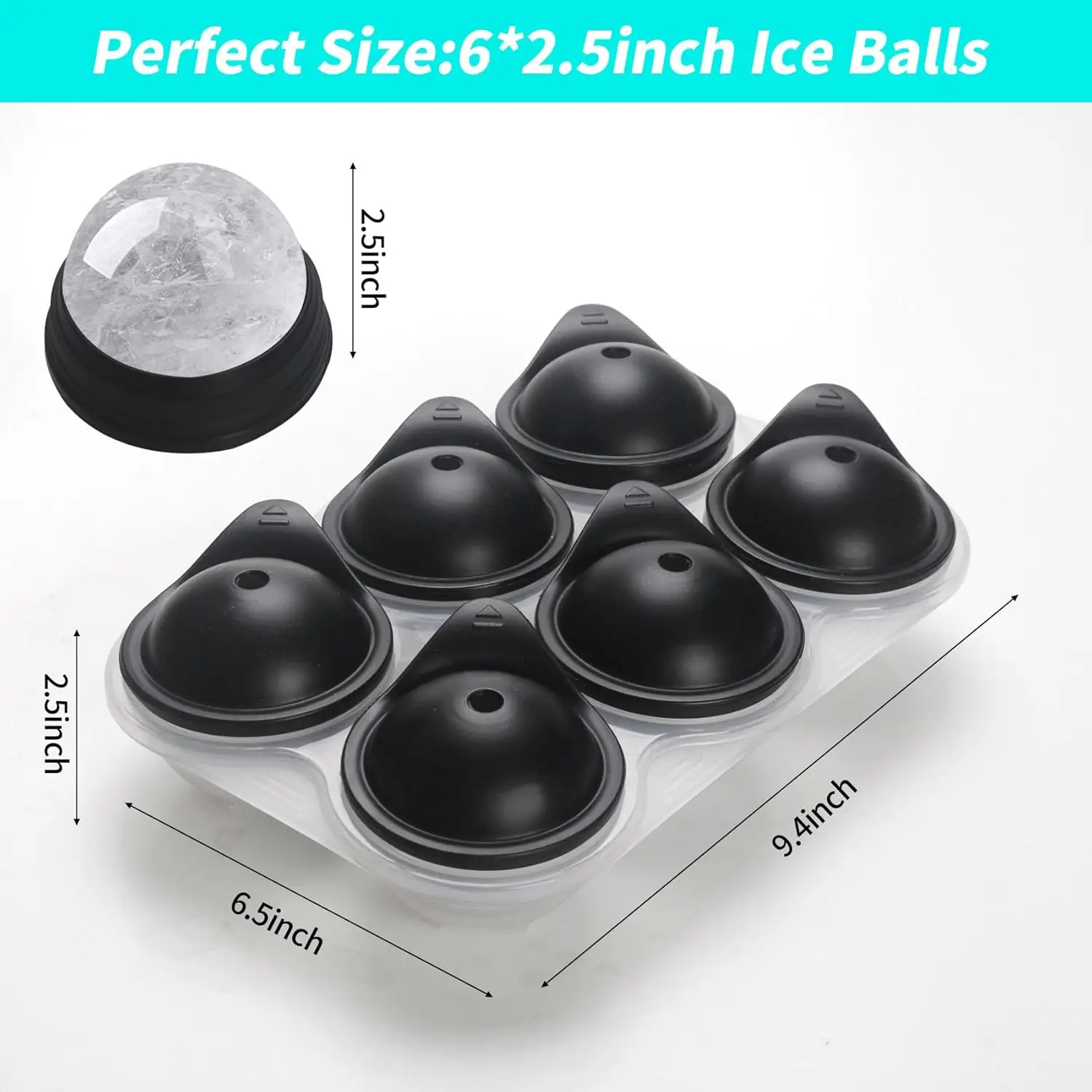 Bandeja grande para cubitos de - Ice Mold Sphere reseña y precio