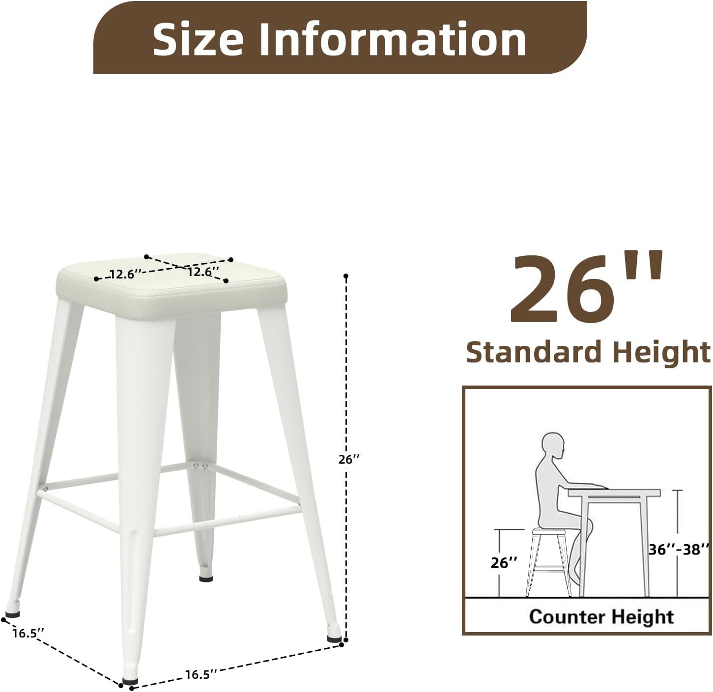 Juego de 4 taburetes de bar, a - Home Bar Stools reseña y precio