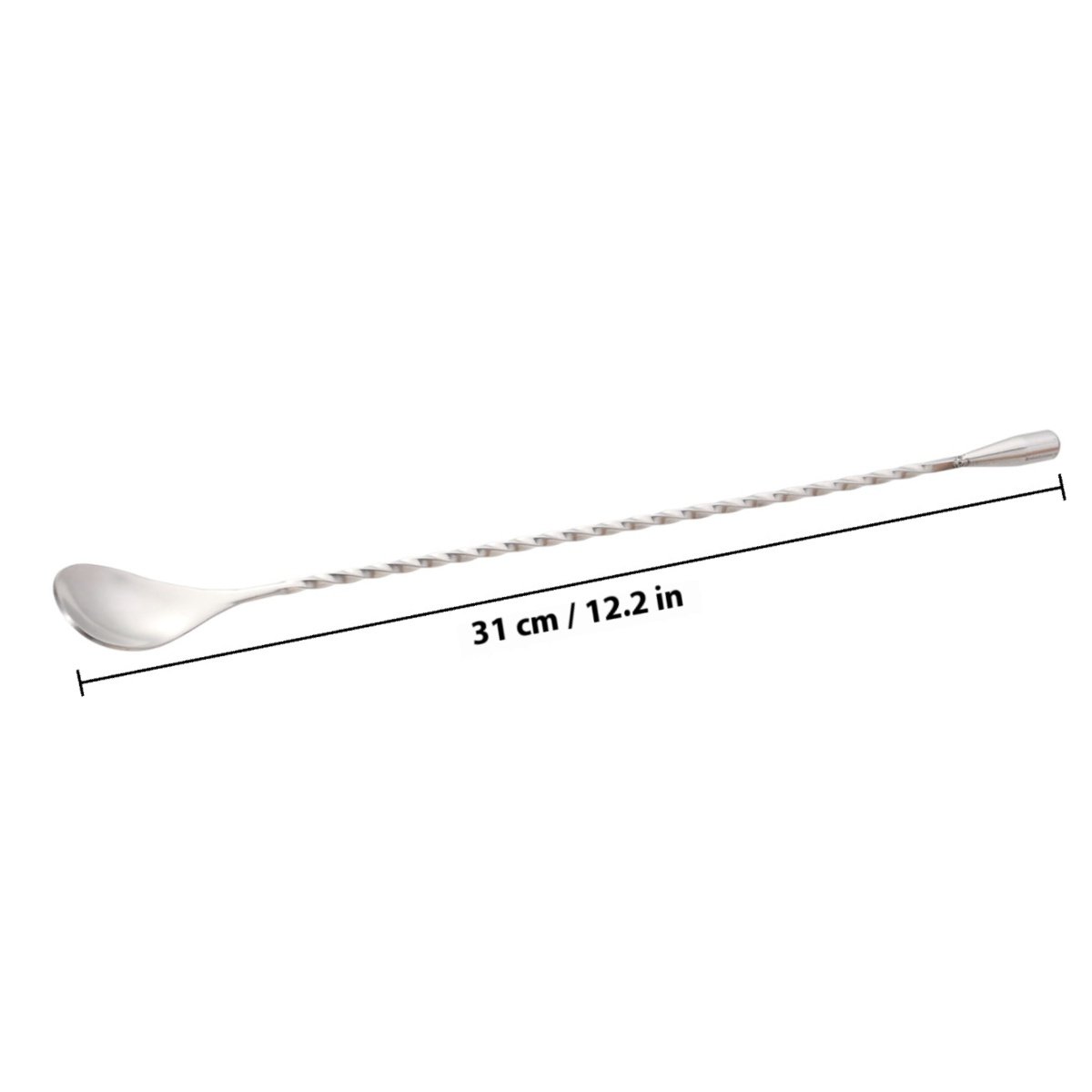 Cuchara de barra de acero inox - Bar Spoon Twisted reseña y precio