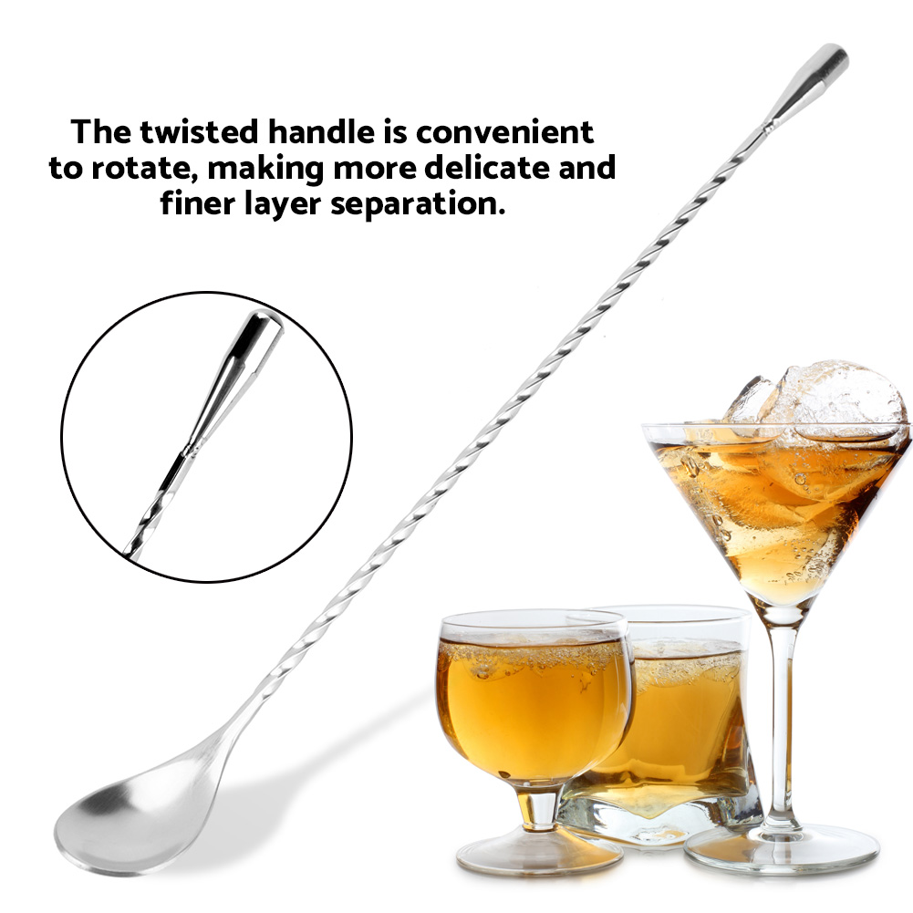 Cuchara de Bar de Acero Inoxid - Bar Spoon Twisted reseña y precio