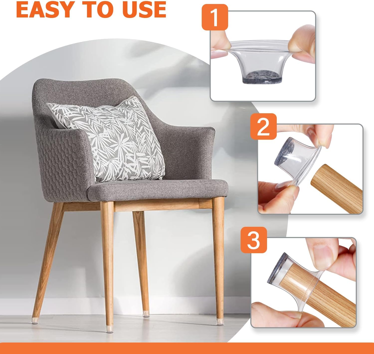 20 piezas-Protectores de suelo - Home Bar Stools reseña y precio