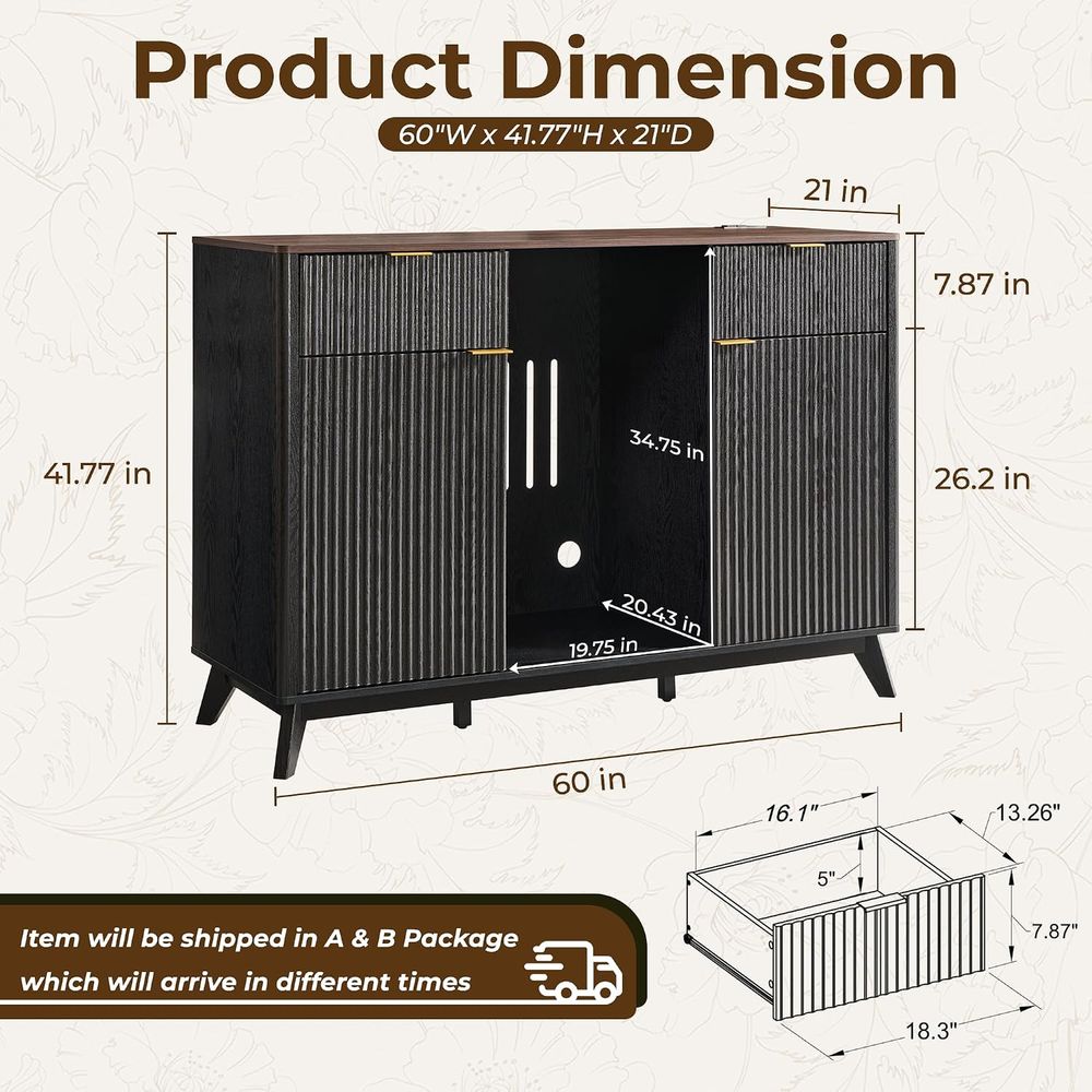 Mueble Bar para Café de 60 Pul - Home Bar And Fridge reseña y precio