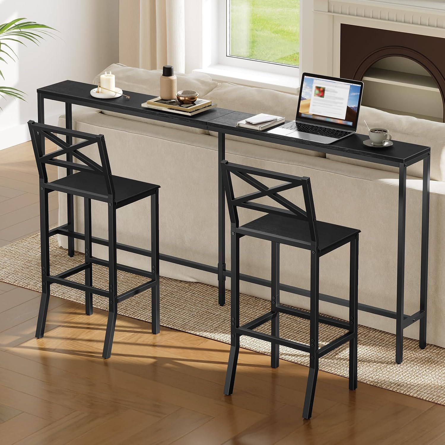 Taburetes de Bar, Juego de 2 S - Home Bar Stools reseña y precio