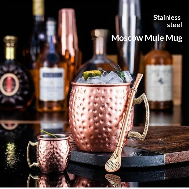 Tazas Moscow Mule de 530 ml pa - Mule Copper Mug reseña y precio