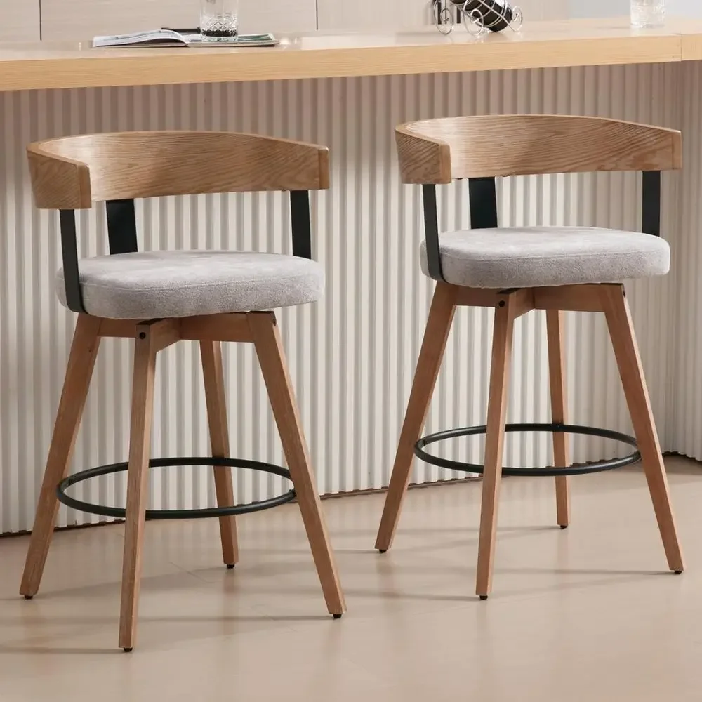 Juego de 2 taburetes de bar de - Home Bar Stools reseña y precio