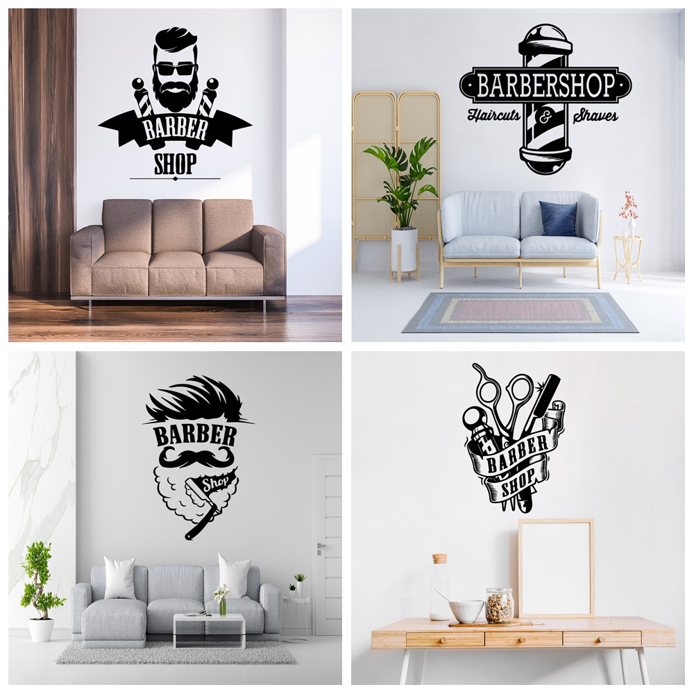 Papel tapiz de vinilo impermea - Home Barbershop reseña y precio