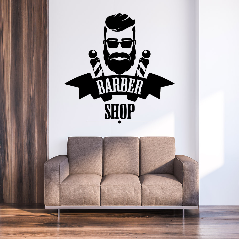 Papel tapiz de vinilo impermea - Home Barbershop reseña y precio