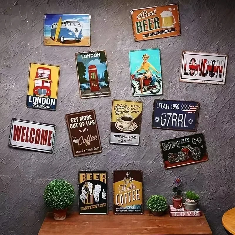 Letrero de Pared Vintage de Hi - Home Bar Word reseña y precio