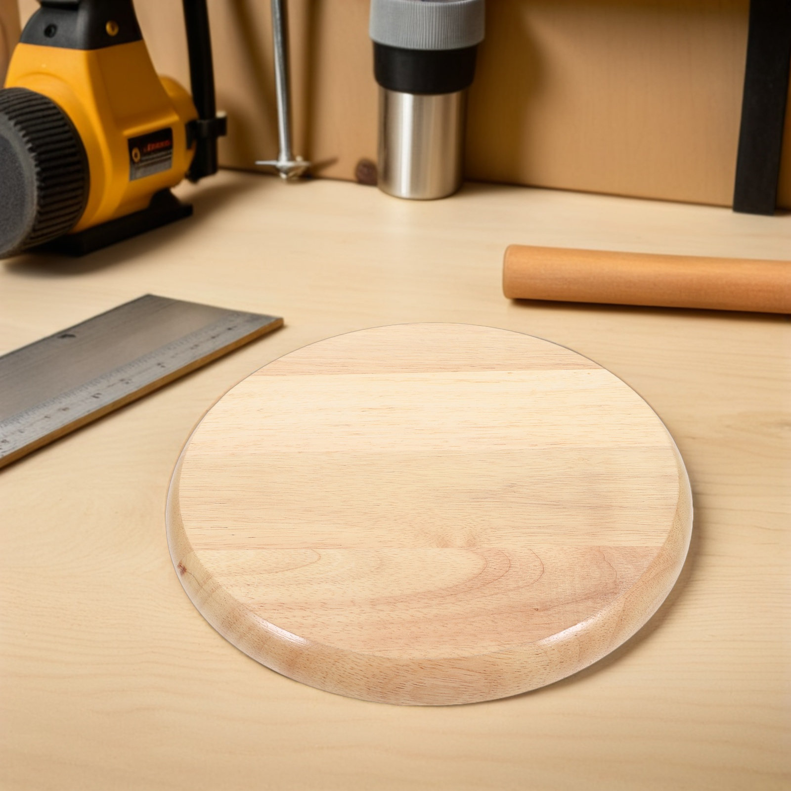 Taburete redondo de madera mac - Home Bar Stools reseña y precio