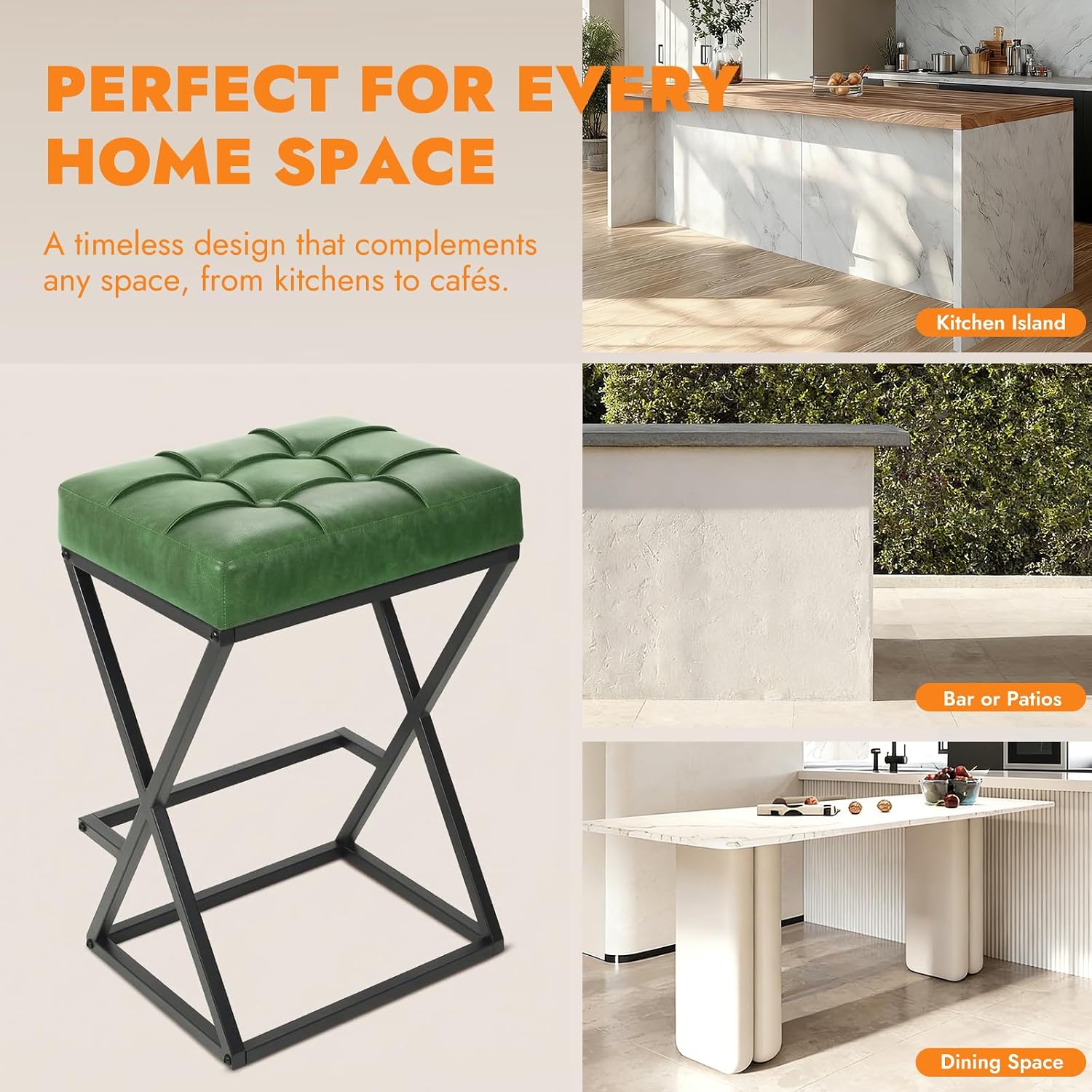 Juego de 3 taburetes de bar gi - Home Bar Seating reseña y precio