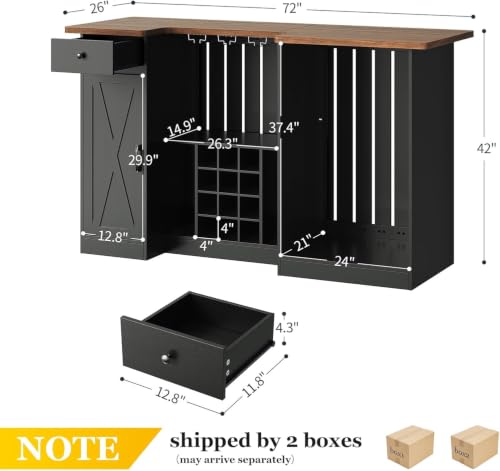 Mueble Bar para el Hogar de 72 - Home Bar And Fridge reseña y precio