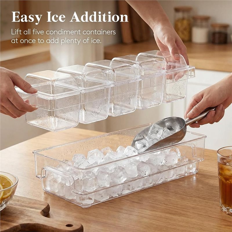 ABMR - Set de Servicio para Ba - Garnish Tray Set reseña y precio