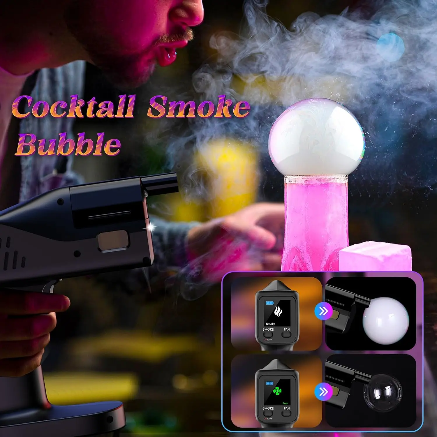 Kit de Pistola de Burbujas de  - Smoking Gun Kit reseña y precio