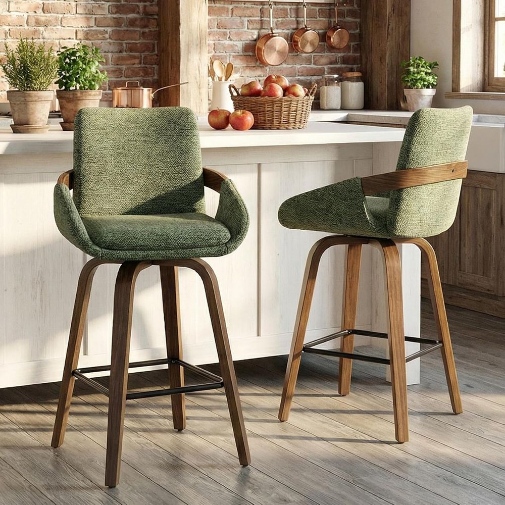 Juego de 2 taburetes de bar gi - Home Bar Seating reseña y precio