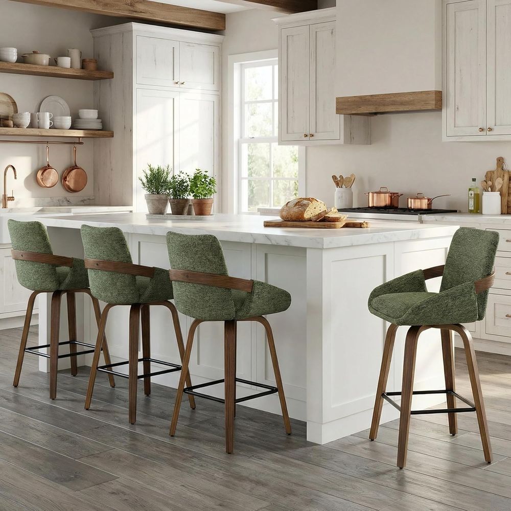 Juego de 2 taburetes de bar gi - Home Bar Seating reseña y precio