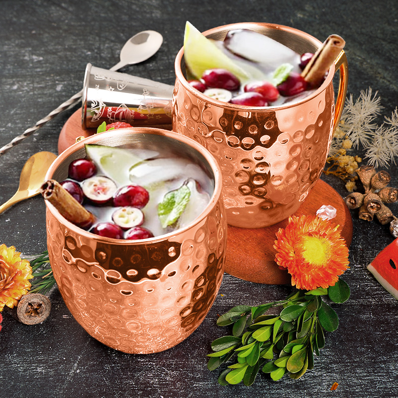 Tazas de acero inoxidable con  - Mule Copper Mug reseña y precio